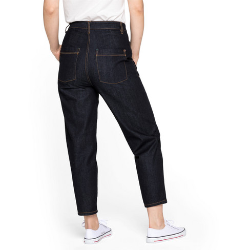 7/8-Jeans aus reiner Bio-Baumwolle, darkblue