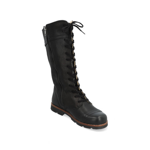 Stiefel aus Bio-Leder, onyx