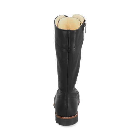 Stiefel aus Bio-Leder, onyx